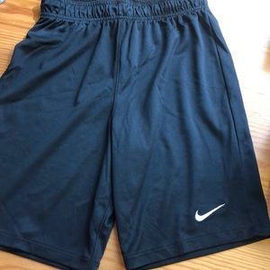 Black Nike dri fit shorts. Adult small